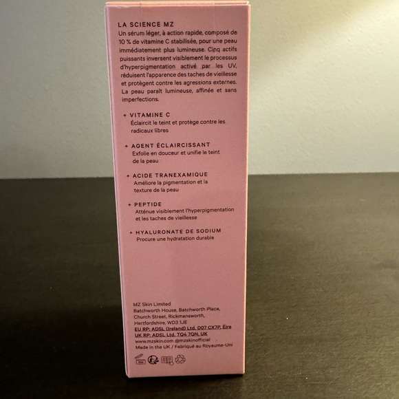 MZ Skin Brighten & Perfect 10% Vitamin C Corrective Serum 30 ml 1 fl oz NIB - Picture 2 of 6